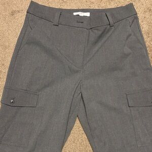 Loft Gray Cargo Pants